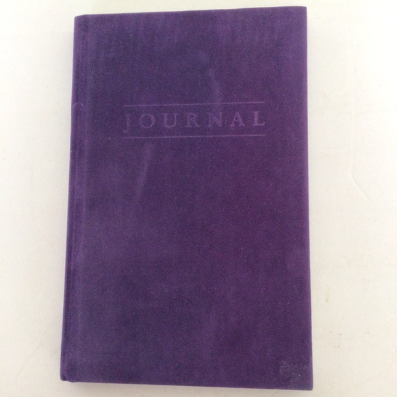PURPLE SUEDE HARDBOUND JOURNAL NWOT - Picture 2 of 6